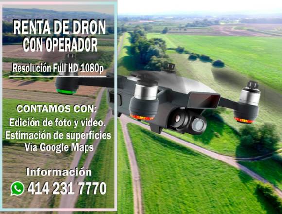 Renta de DRON video y fotografía aérea  Querétaro