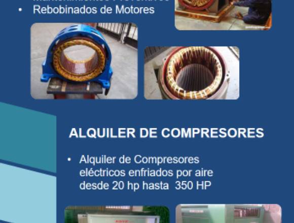 Alquiler de compresores de aire comprimido