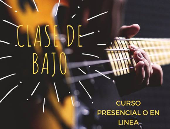 clases de bajo electrico en gustavo a madero, 