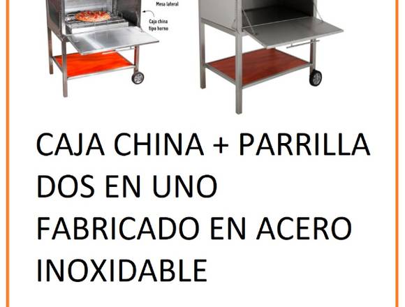 CAJA CHINA + PARRILLA