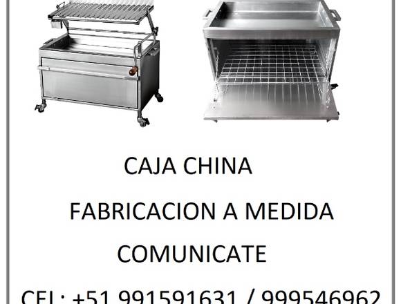 CAJA CHINA EN ACERO INOXIDABLE