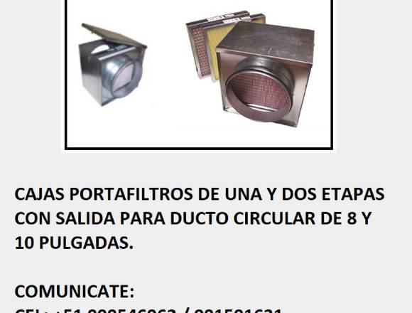 SE VENDE CAJA PORTA FILTRO 