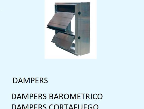 DAMPERS DE CONTROL DE AIRE