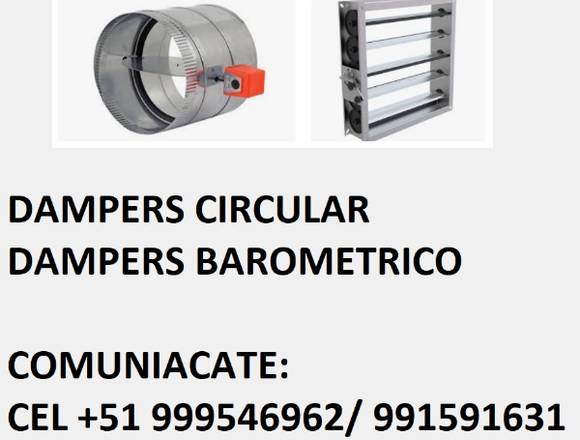 SE VENDE DAMPERS CIRCULAR