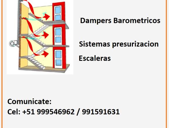 Se vende dampers barométricos