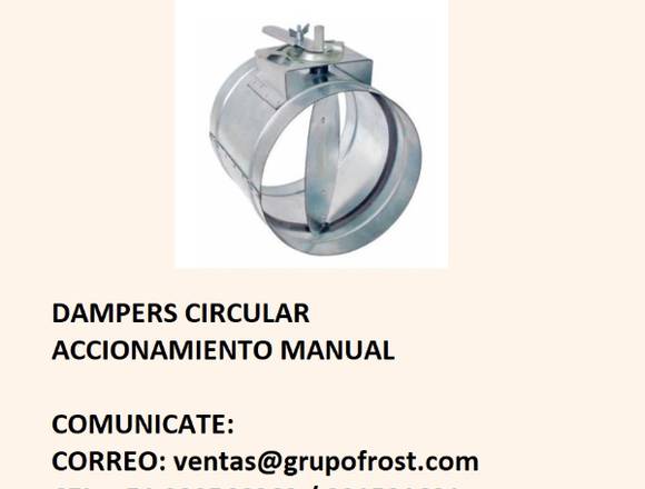 SE VENDE DAMPERS CIRCULAR