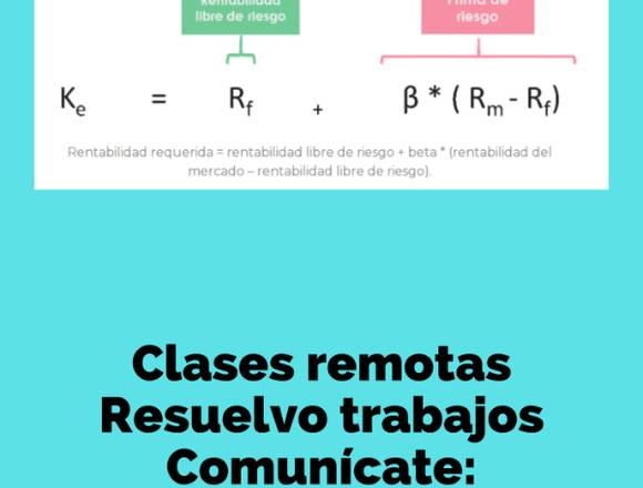 Clases de matemática financiera