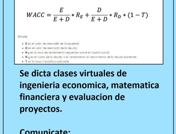 CLASES DE INGENIERIA ECONOMICA