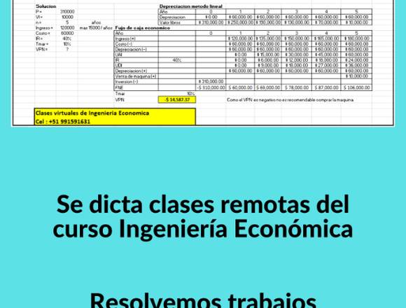 Clases + Personalizadas + Ingeniería + Económica
