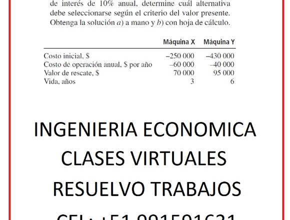 CLASES DE INGENIERIA ECONOMICA