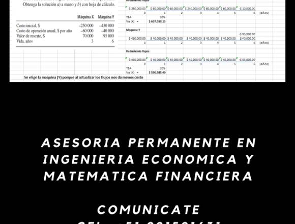 Se dicta clases remotas de ingeniería economica