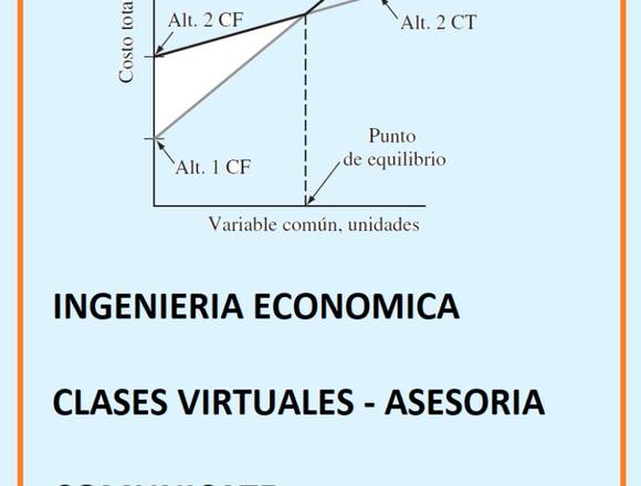 CLASES DE INGENIERIA ECONOMICA