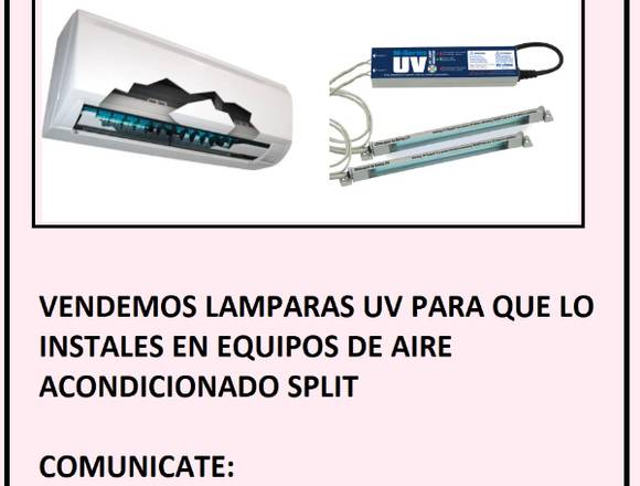 LAMPARAS UV PARA EQUIPOS DE AIRE ACONDICIONADO