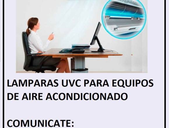 Lamparas UVC para equipos de aire acondicionado