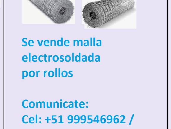 Se vende mallas electrosoldadas