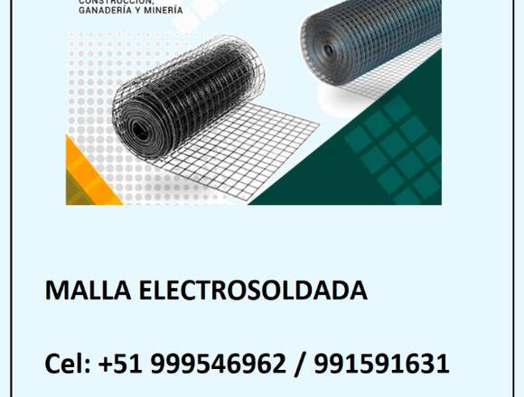 Se vende mallas electrosoldadas por rollos