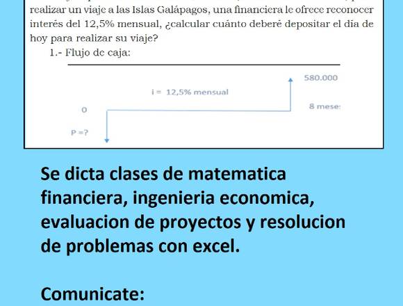 Clases de Matematica financiera