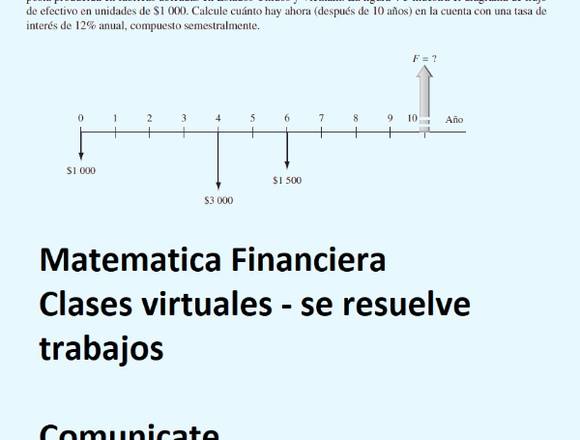 CLASES DE MATEMATICA FINANCIERA