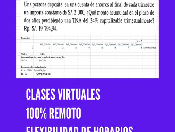 CLASES DE MATEMATICA FINANCIERA 