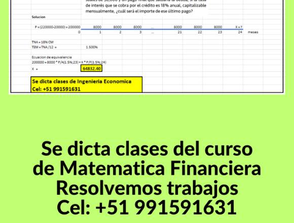 Clases + Matematica + Financiera