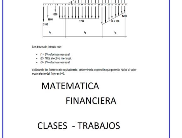 CLASES DE MATEMATICA FINANCIERA