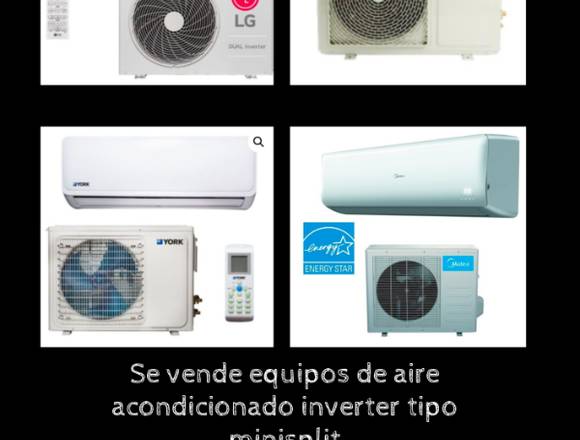 Se vende equipos de aire acondicionado