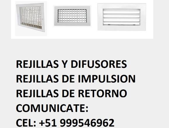 SE VENDE REJILLAS Y DIFUSORES