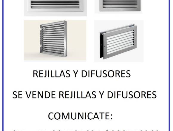 REJILLAS Y DIFUSORES