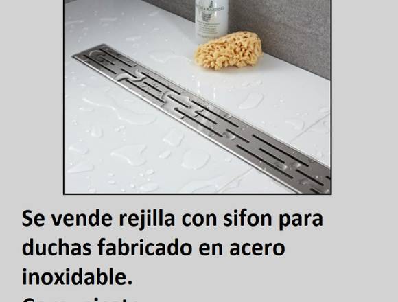 Se vende rejilla con sifón para ducha