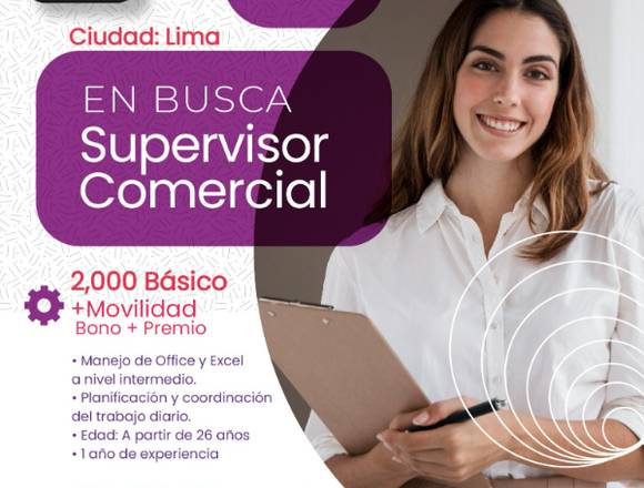 BUSCAMOS SUPERVISOR COMERCIAL