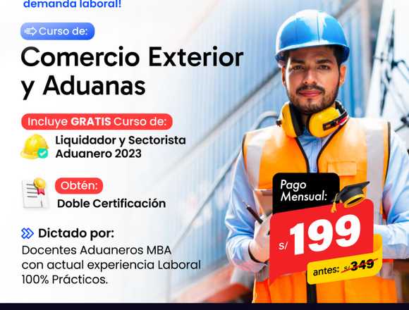 Curso especializado de Comercio Exterior y Aduanas