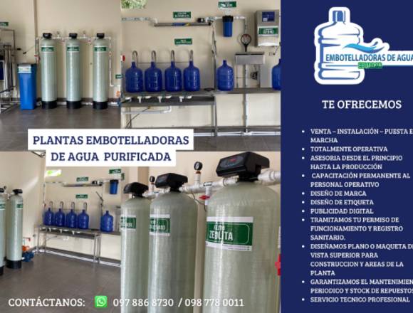 Embotelladoras de agua purificada