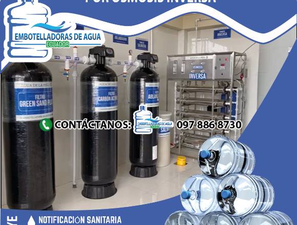 Venta de plantas embotelladoras