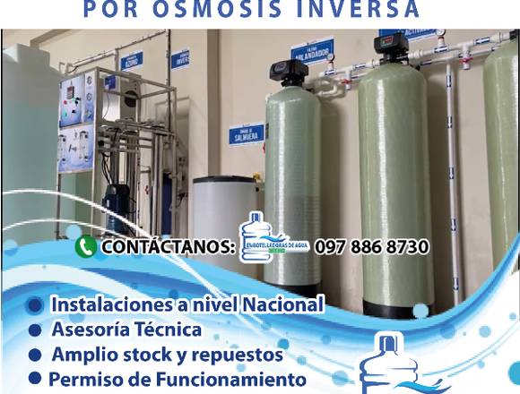 EMBOTELLADORAS DE AGUA 100% PURIFICADA