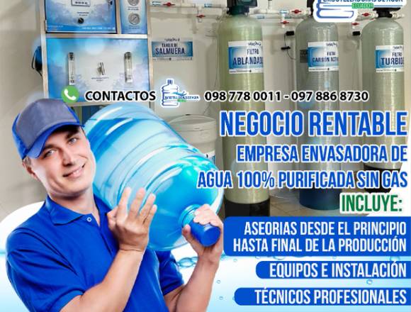 EMBOTELLADORA DE AGUA  BIDONES, BOTELLAS Y GALONES