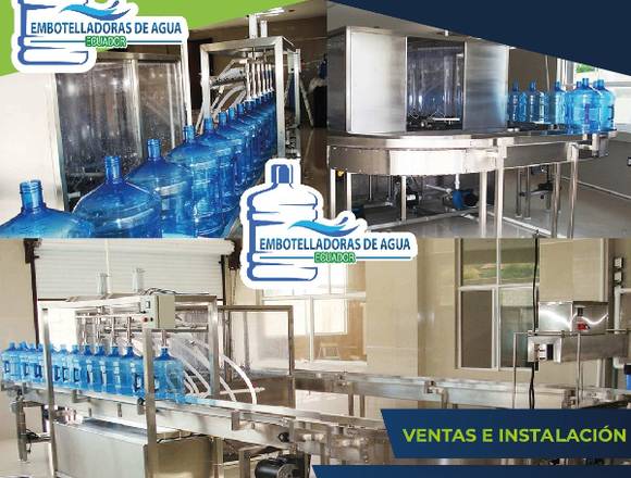 Venta de maquinas para envasado de agua purificada