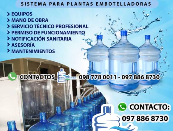 PLANTA PURIFICADORA ENVASADORA DE AGUA