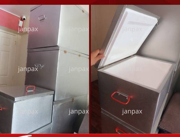 CAJAS DE TECNOPOR FORRADAS - JANPAX