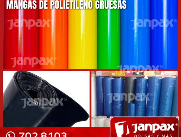 MANGAS DE POLIETILENO RECICLADAS 