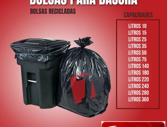 BOLSAS RECICLADAS PARA TACHOS 