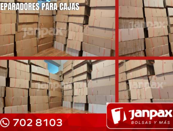 SEPARADORES PARA CAJAS DE CARTON 