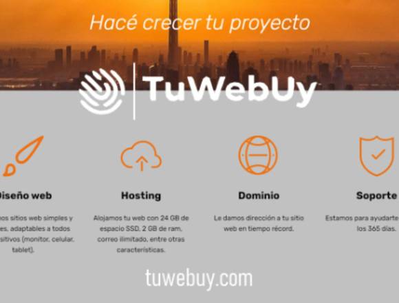 Diseño Web - Hosting - Dominio-EL PRECIO MÁS BAJO