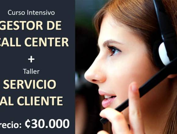 Curso de Gestor de Call Center+Servicio al Cliente