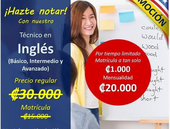 Tecnico en Ingles (Básico, Intermedio y Avanzado)