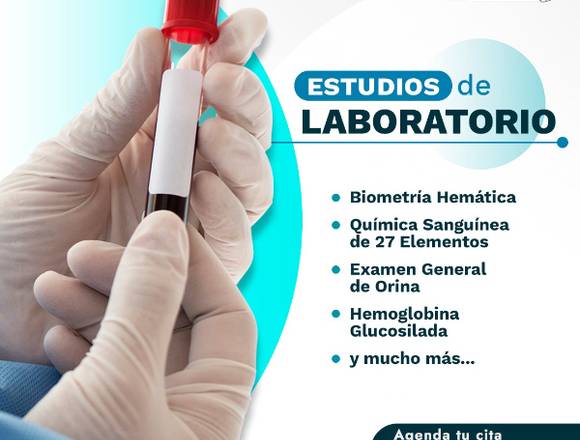 ¡Expertos en estudios de laboratorio!