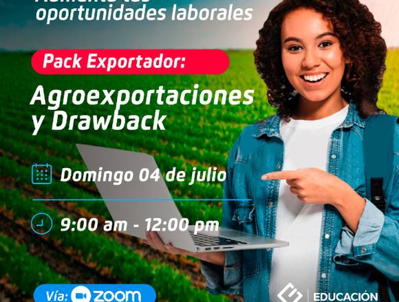 CURSO EXPORTADOR: AGROEXPORTACIONES Y DRAWBACK