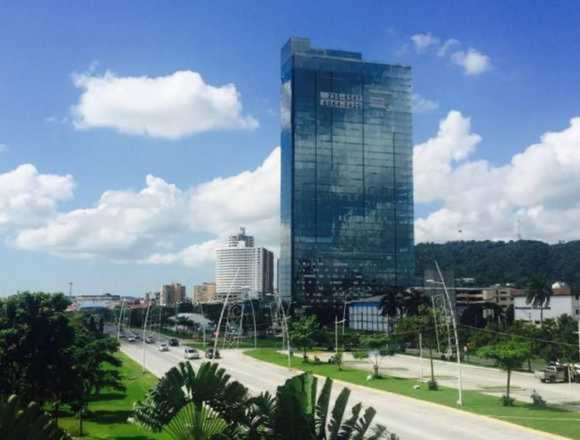 SE ALQUILA OFIC CON VISTA 8METROS AVE. BALBOA