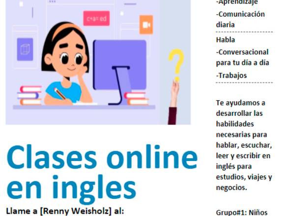 Clases de ingles Online