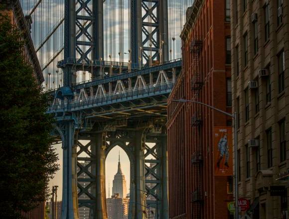 Turismo a pie y transporte público en NewYork 