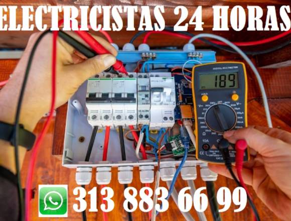 ELECTRICISTAS LAS 24 HORAS 313 883 66 99 MAZUREN